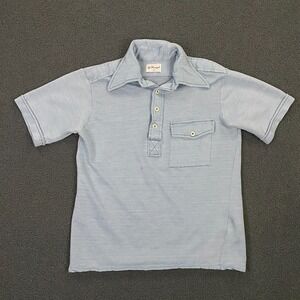 VTG 70s Donegal Polo Shirt Mens Medium Slim Fit Crop Knit Dagger Colla Retro